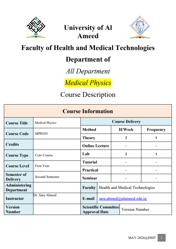 Medical Physics