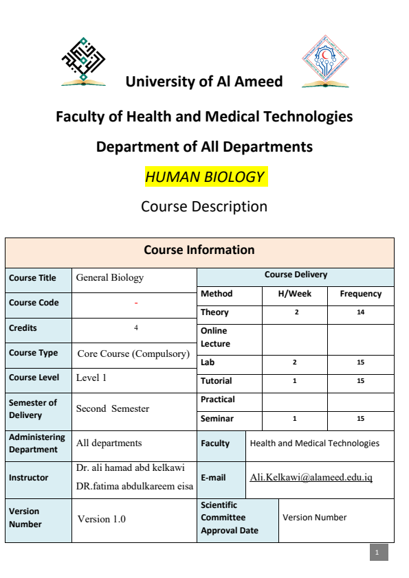 General Biology